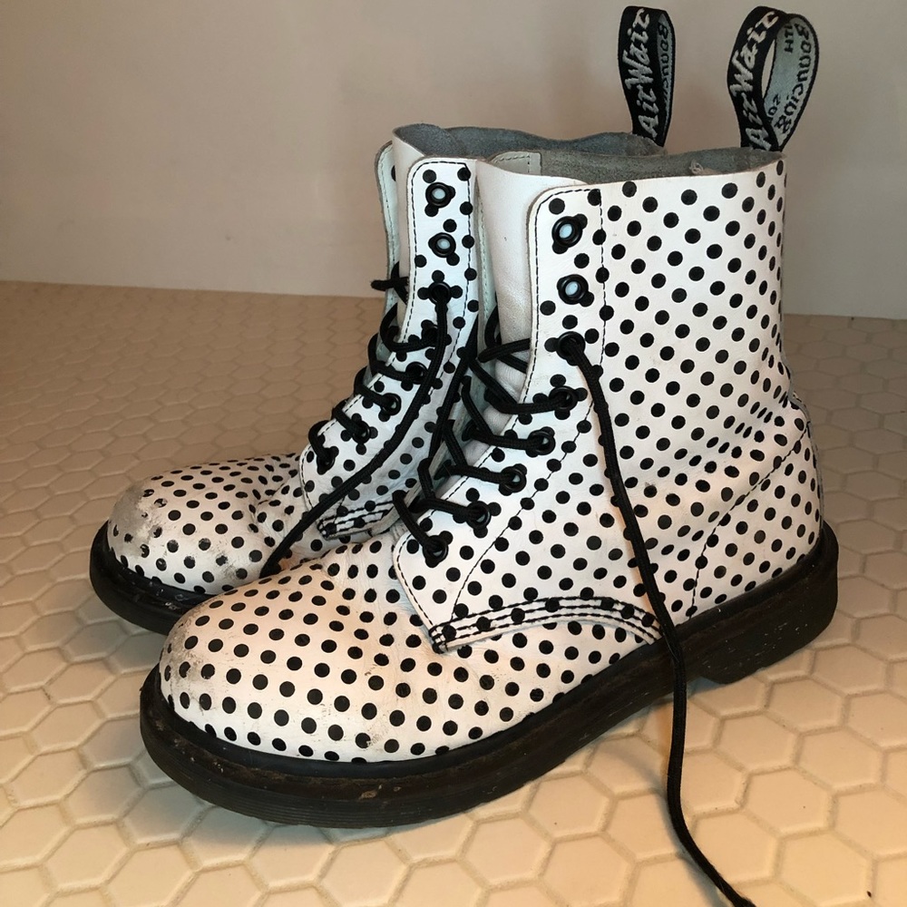Polka Dot Dr Martens